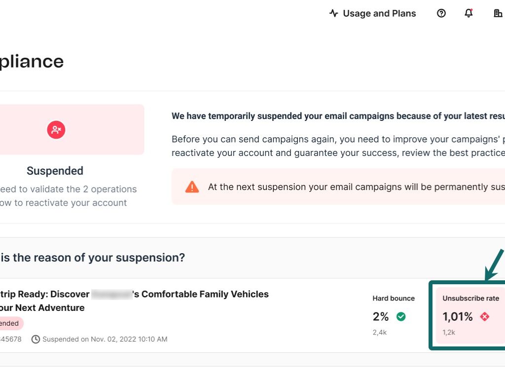 brevo account suspencion - virale digital agency